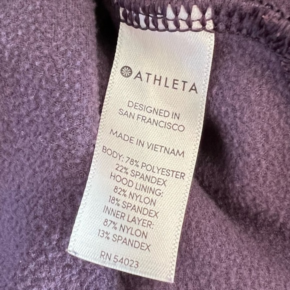 ATHLETA Bootcamp Hoodie Pullover Sweatshirt Jacket Hooded Athletic Top S - Picture 13 of 17
